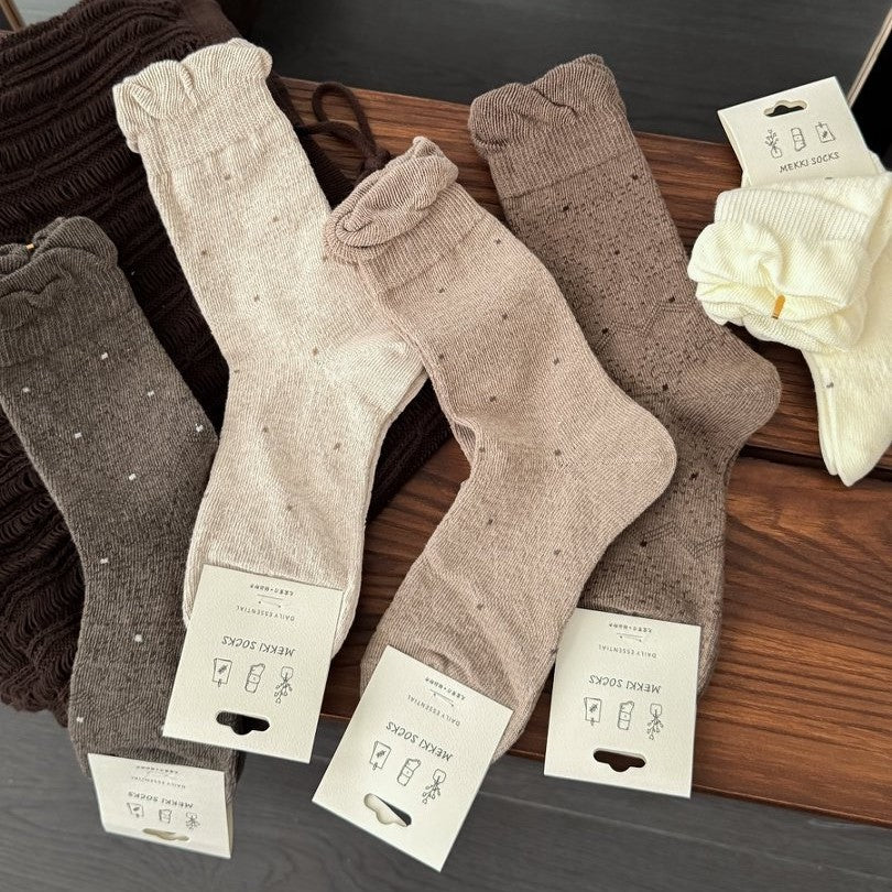 POPPY original five-color sock set flat lay