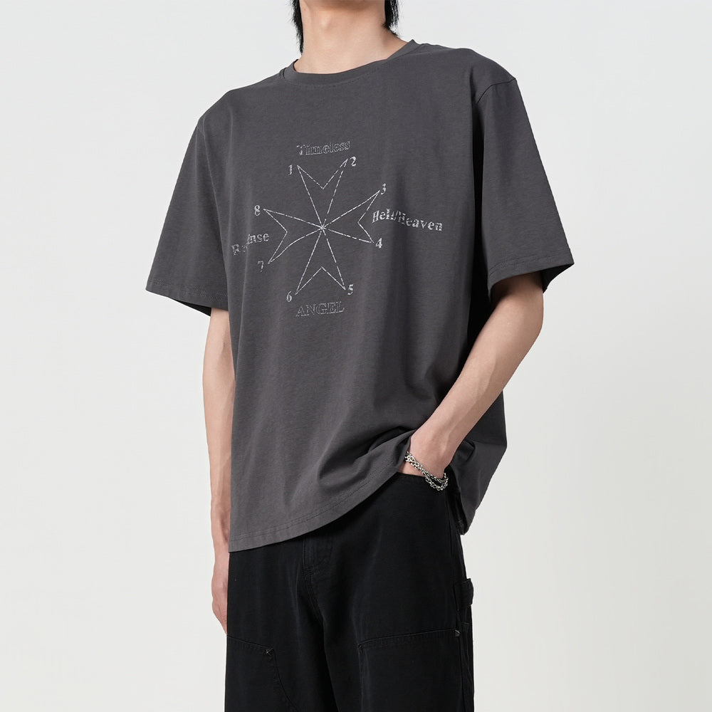 เสื้อยืดกราฟิกฟอก NAVI ภาพระยะใกล้