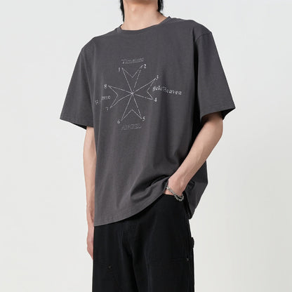 เสื้อยืดกราฟิกฟอก NAVI ภาพระยะใกล้