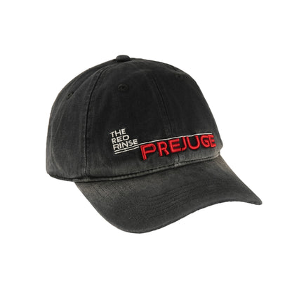 SUNBURN black grey embroidered cap three-quarter view
