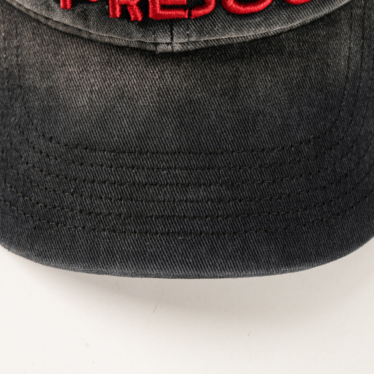 SUNBURN cap curved brim and washed cotton texture