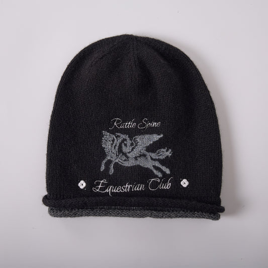 EQUESTRIAN CLUB Wool Beanie Black