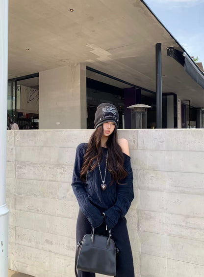 EQUESTRIAN CLUB Wool Beanie Black