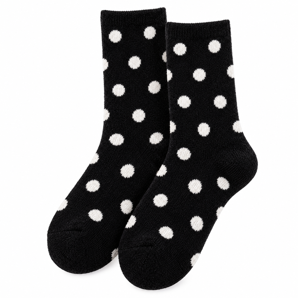 DOTTY 6-Pair Polka Dot Wool-Blend Crew Sock Set