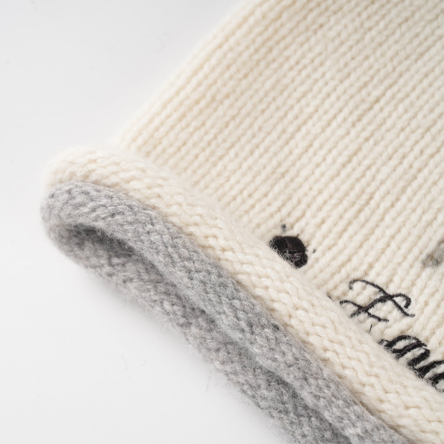 EQUESTRIAN CLUB Wool Beanie White