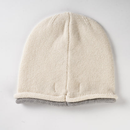 EQUESTRIAN CLUB Wool Beanie White