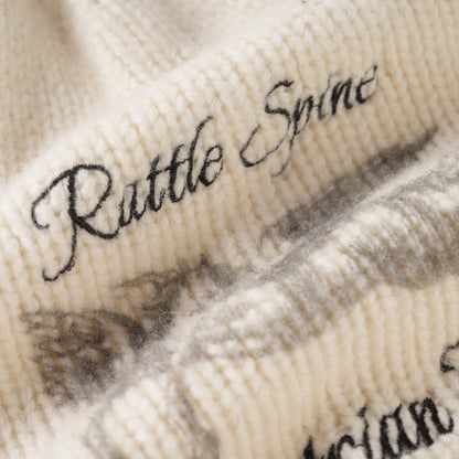 EQUESTRIAN CLUB Wool Beanie White